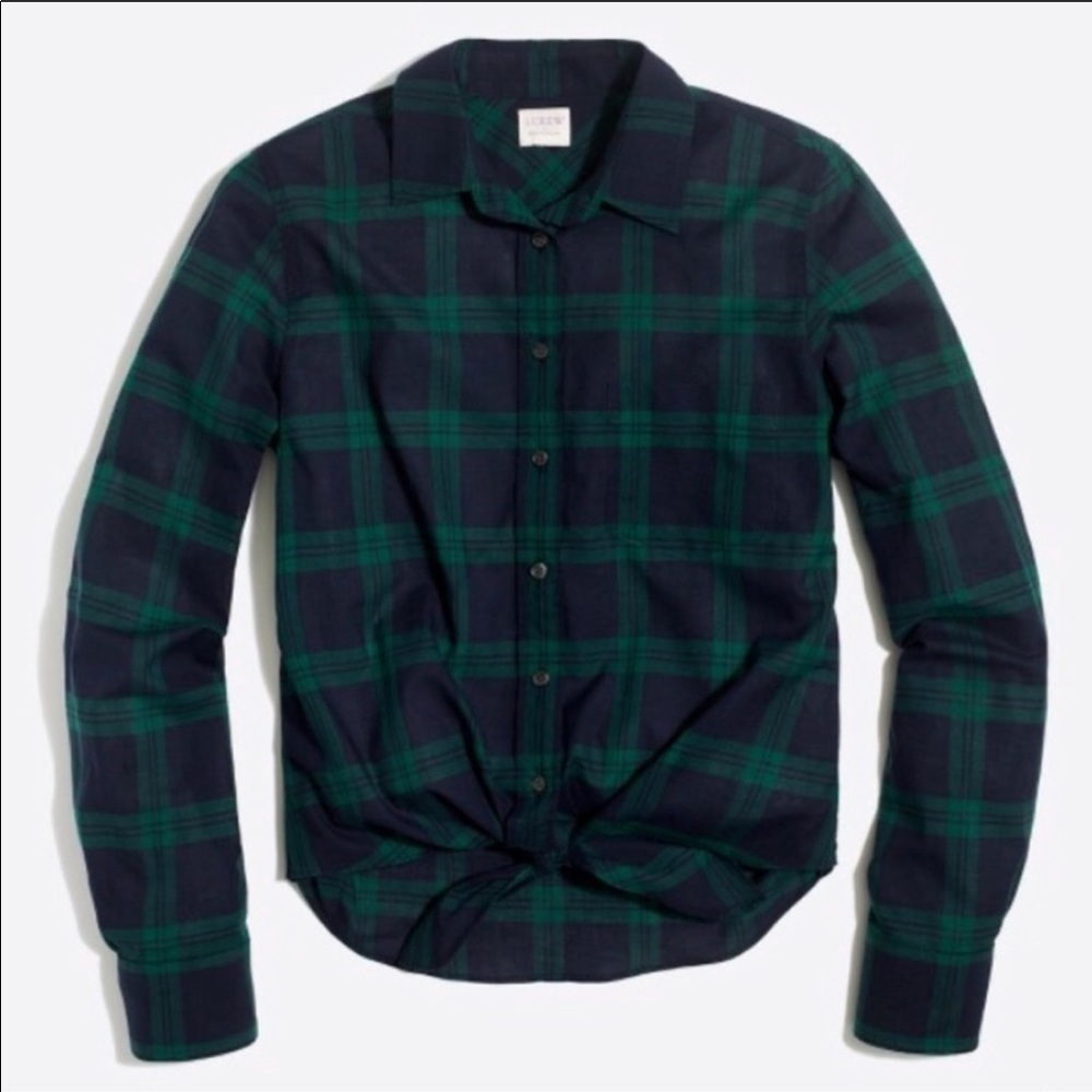 NWT J. Crew Tie Waist Shirt